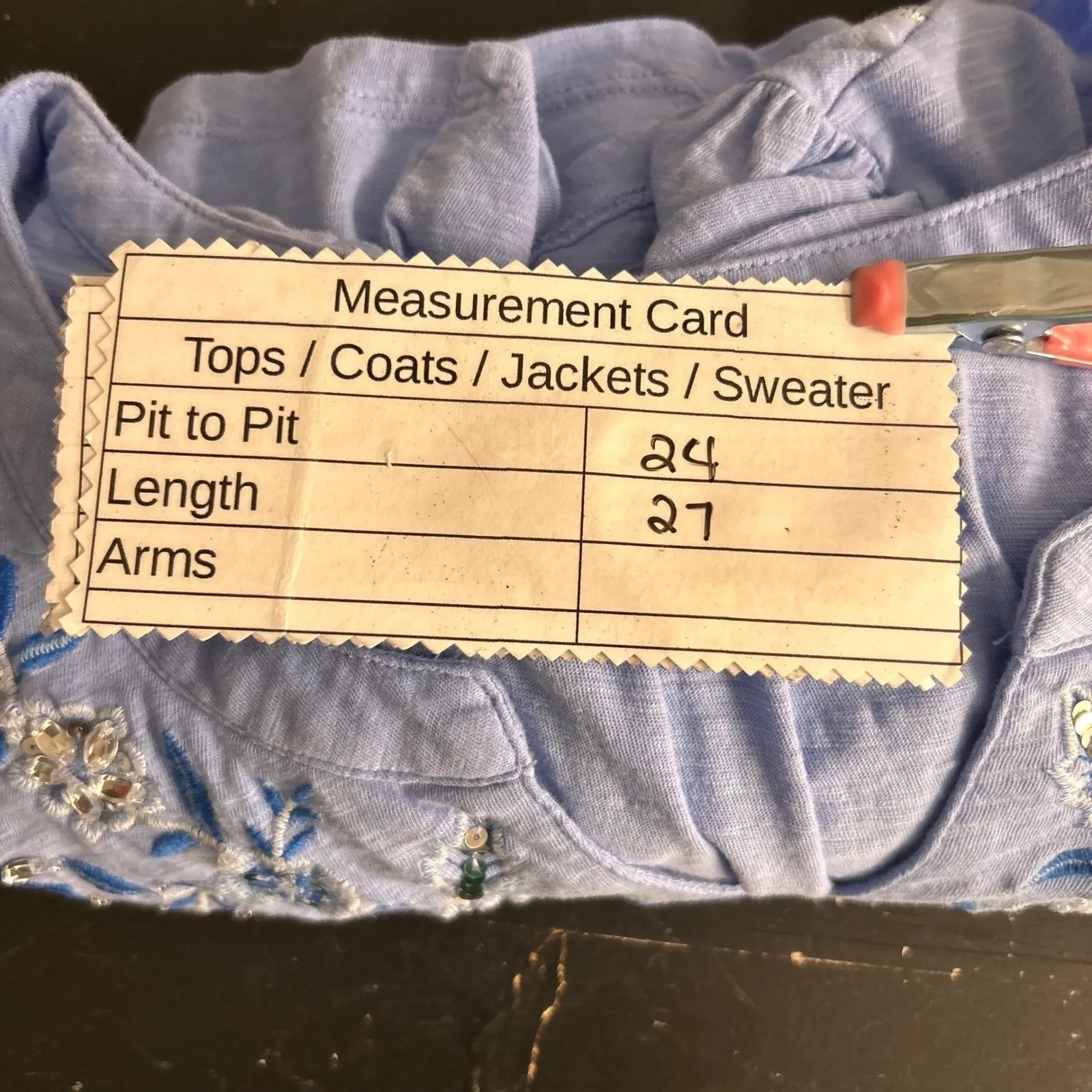 Vintage‎ Peasant Blouse Blue 2X - Image 7