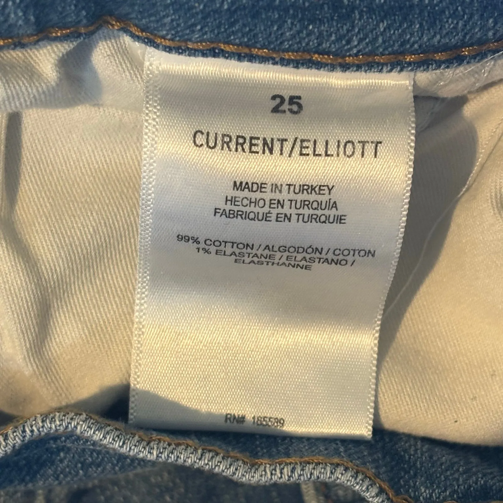 Current Elliott Wide Leg Carpenter Jeans - size 25 - Image 4