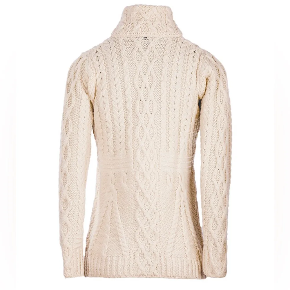 Irish Zip Cardigan Sweater - Image 4