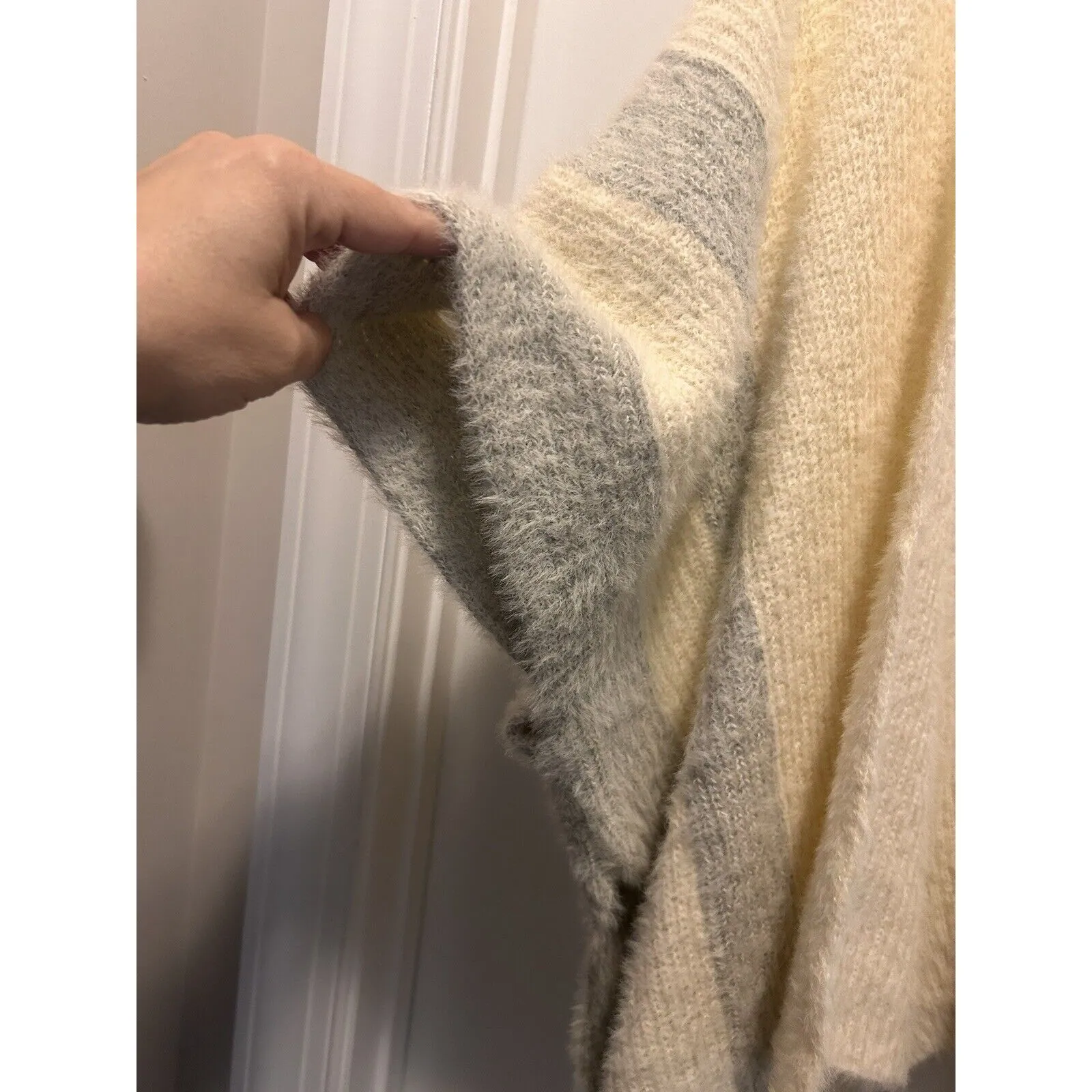 Anthropologie Saturday Sunday Sweater One Size Open Cardigan Shrug Poncho Cozy - Image 2