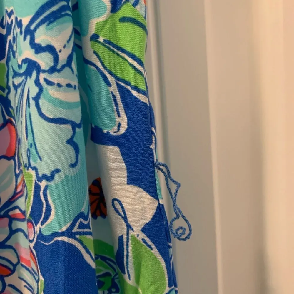 Lilly Pulitzer Maya Worth Cap Sleeve Dress Size Medium - Image 4