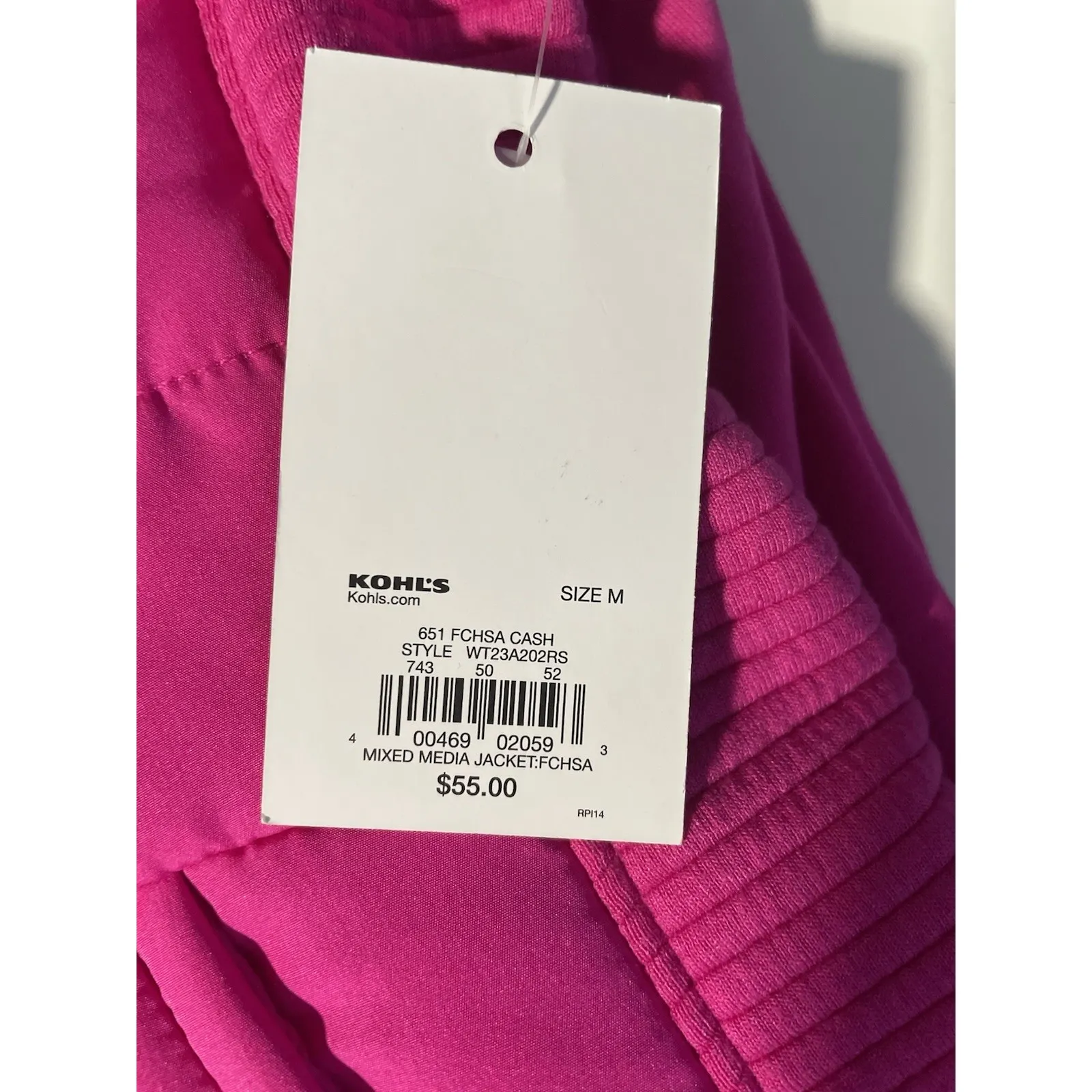 TEK GEAR  NEW ADAPTIVE MIXED MEDIA HOODED JACKET ZIP FRONT COAT WOMENS - Image 6