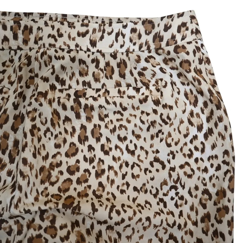 Chico's Zenergy Womens 8 Chico's 1 Animal Print Crop Pants - Image 8
