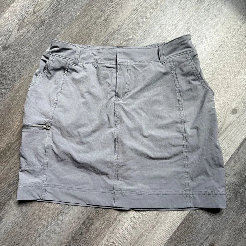 Athleta Skort Gray 6 Skirt Shorts Athleisure Athletic Stretchy Comfy - Image 3