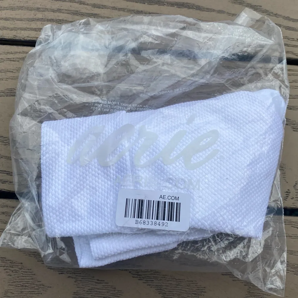 NWT Aerie high cut cheeky white XLribbed texture bikini bottoms swim bathingsuit - Image 3