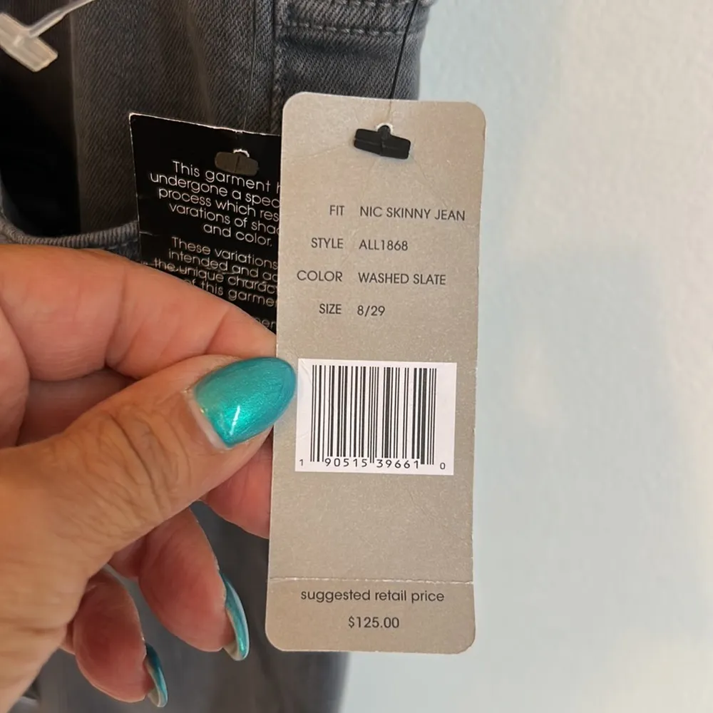 Liverpool for Nic+ Zoe Nic Ankle Skinny Gray Jeans Size 29 - Image 8