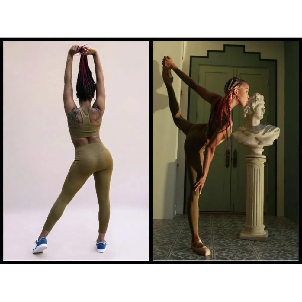 💕GIRLFRIEND💕 FLOAT Seamless High-Rise 7/8 Length Legging Fern XL NWT - Image 8