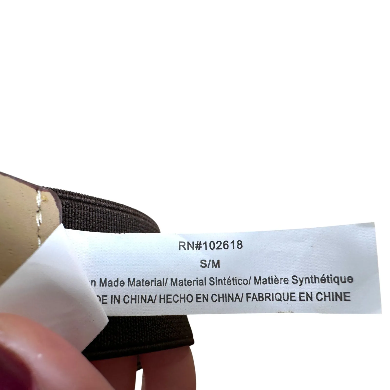 Dickies Brown Fringe Boho Bohemian Western Belt Size Small Medium NEW with Tags - Image 3