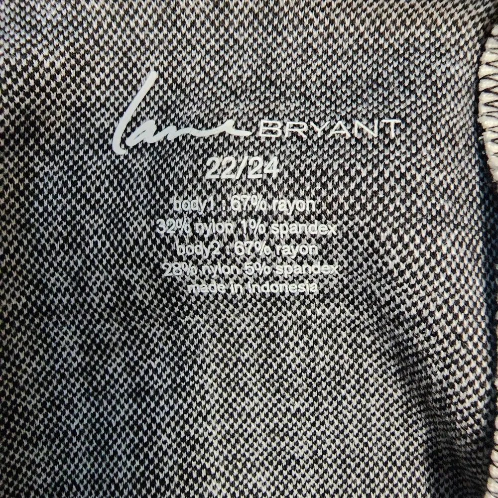 Lane Bryant herringbone colorblock ponte knit blouse size 22/24 - Image 6