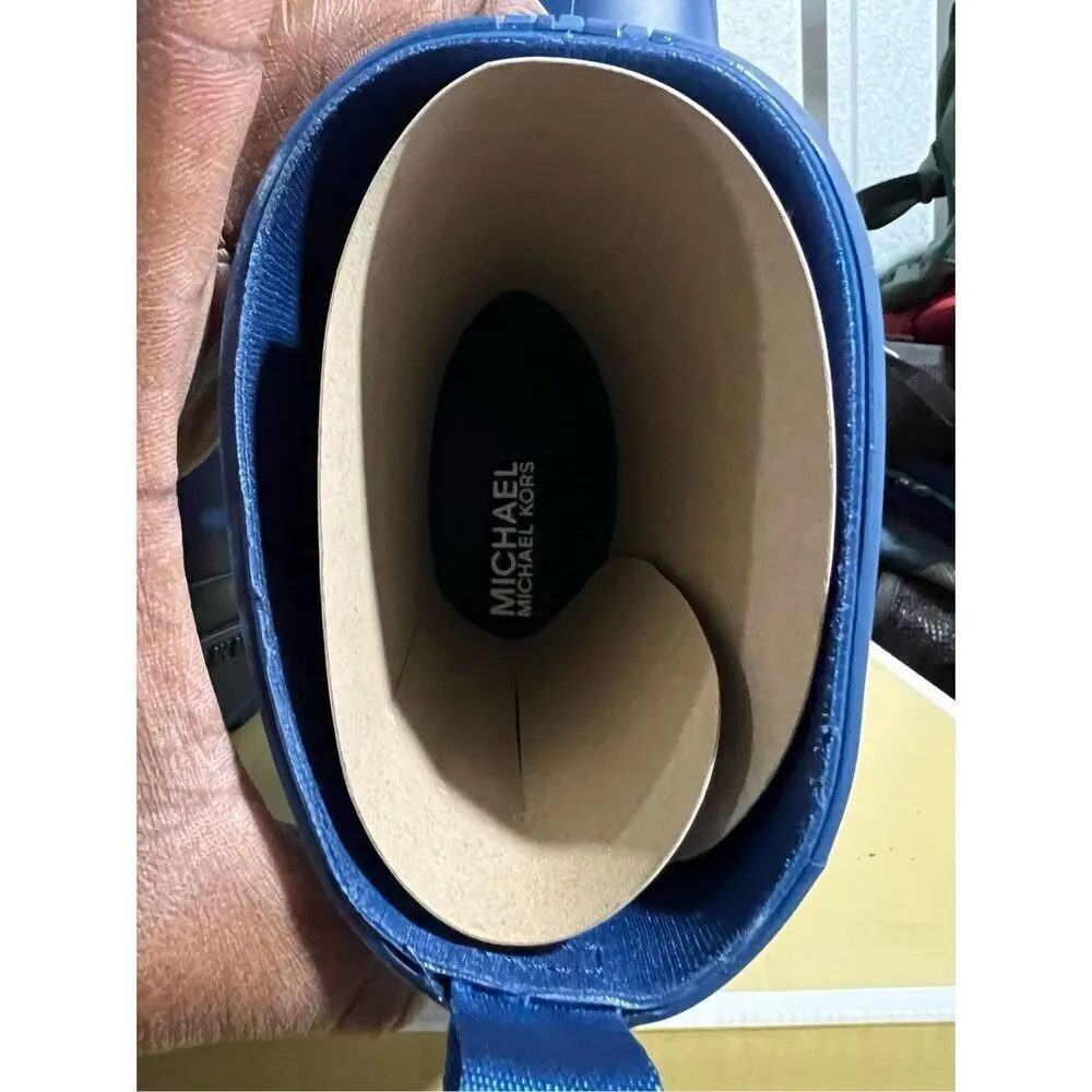 Woman's Boots MICHAEL Michael Kors Mac Rain Bootie blue - Image 10