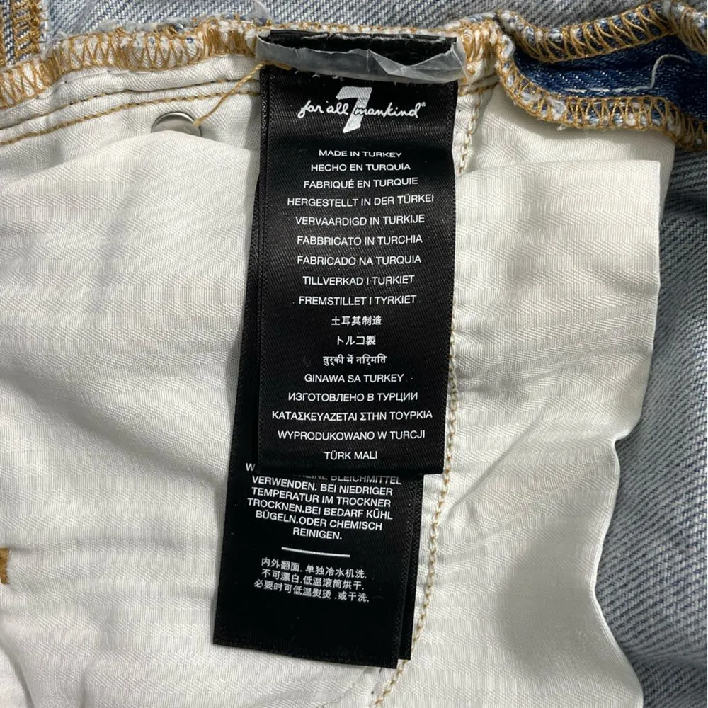 NWT 7 For All Mankind Jeans Size‎ 30 Luxe Vintage Ultra High Rise Cropped Jo - Image 12