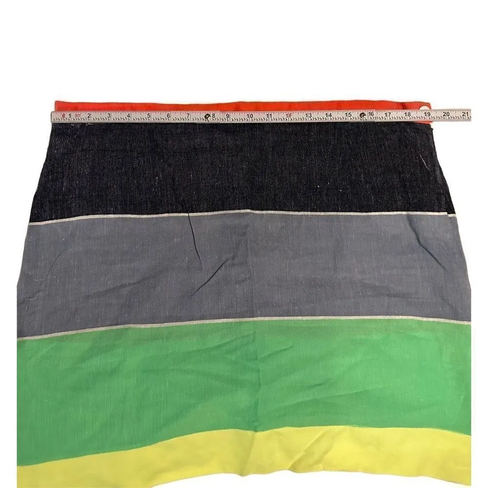 NEW Lemlem multicolor striped mini skirt sz Large - Image 7
