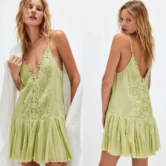 Free People FP One Casella Drop-Waist Slip XS NWOT - Image 2