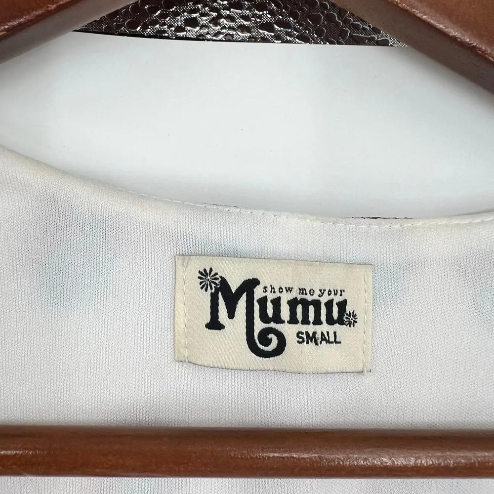 Show Me Your Mumu "Rancho Mirage" Circus Mini Dress Victorian sleeveless small - Image 8