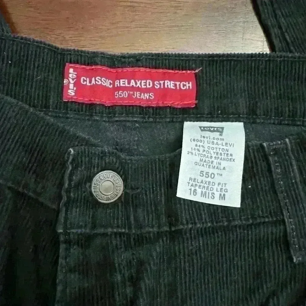 Levi’s Classic Relaxed Stretch 550 Jeans Size 16 Mis M - Image 2