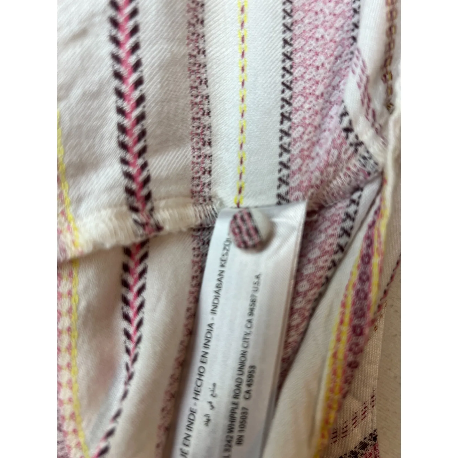 Ariat Western Shirt Womens size XL Extra Large Gratified Striped Viscose Cowgirl - Image 4