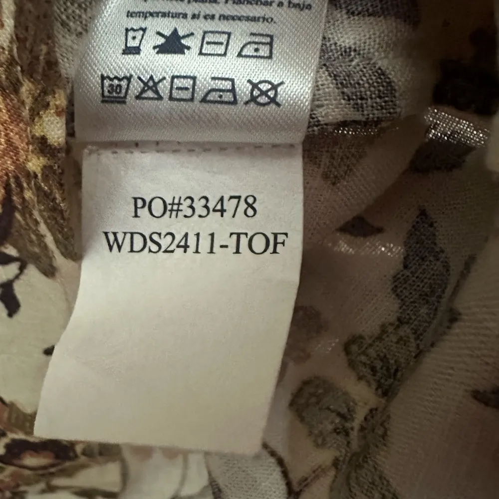 Faherty Willow Wrap Dress Size XS In Taos Floral  Mini Linen Blend Floral - Image 7