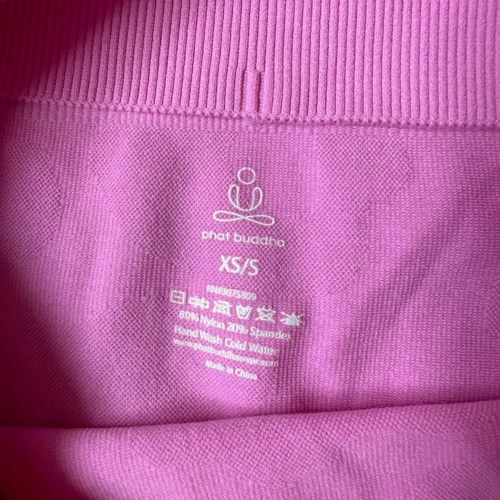 Phat Buddha Gracie Pant Leopard Pink Leggings Sz XS - Image 6