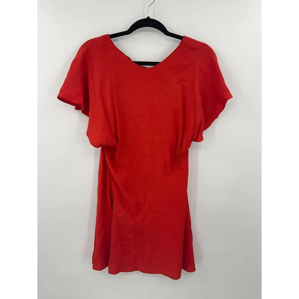 Joie Hunter Mini‎ Dress Poinciana red Size 0 NWT #1153 - Image 9
