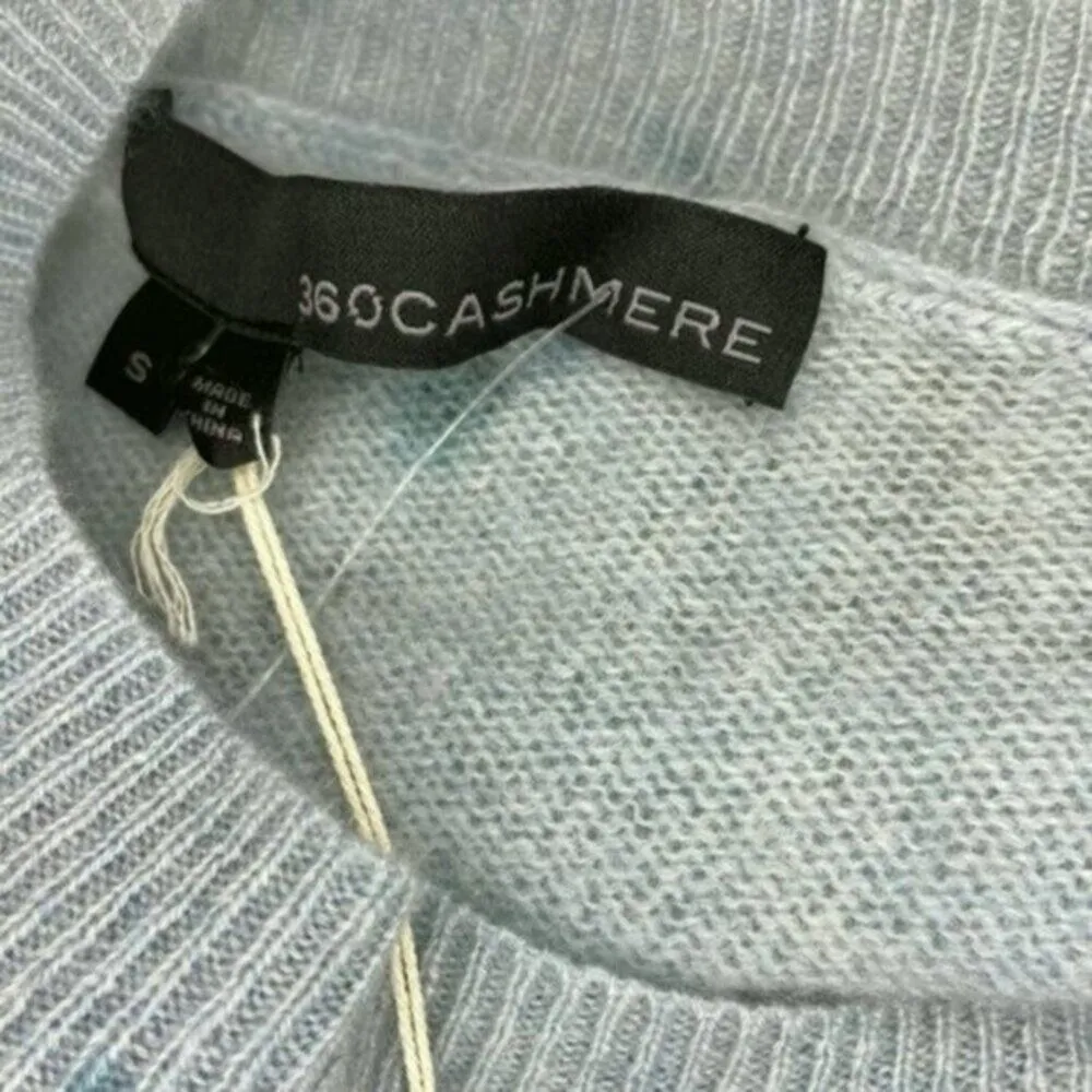 Skull Cashmere Indie Skull Print Sweater Teal S - Image 7