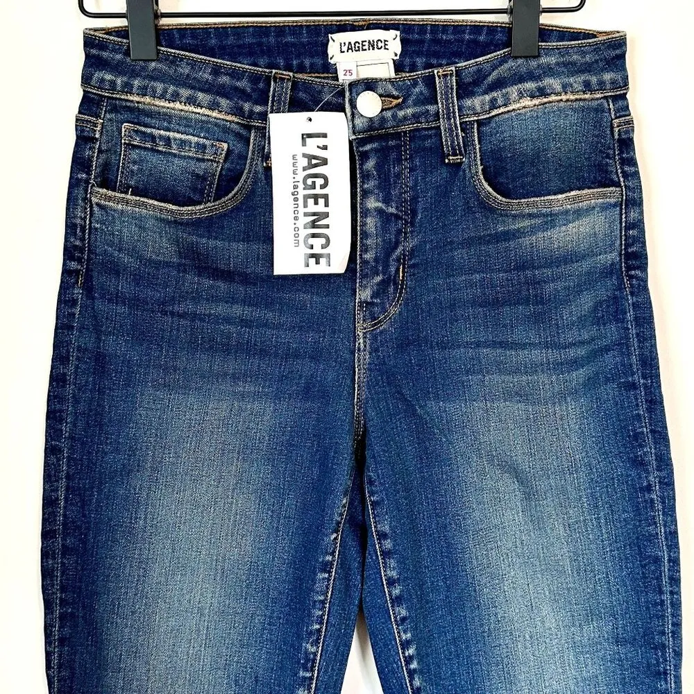 NWT L'AGENCE Marka Straight Jean in Monterey - Size 25 - Image 5