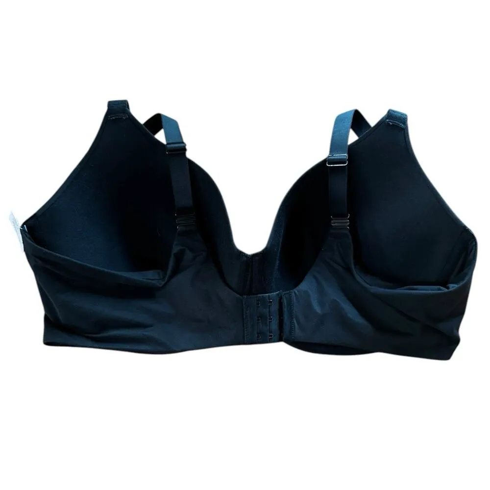 NWT Auden Lightly Lined Full Coverage T-Shirt Bra Black Underwire Size 46DD - Image 2