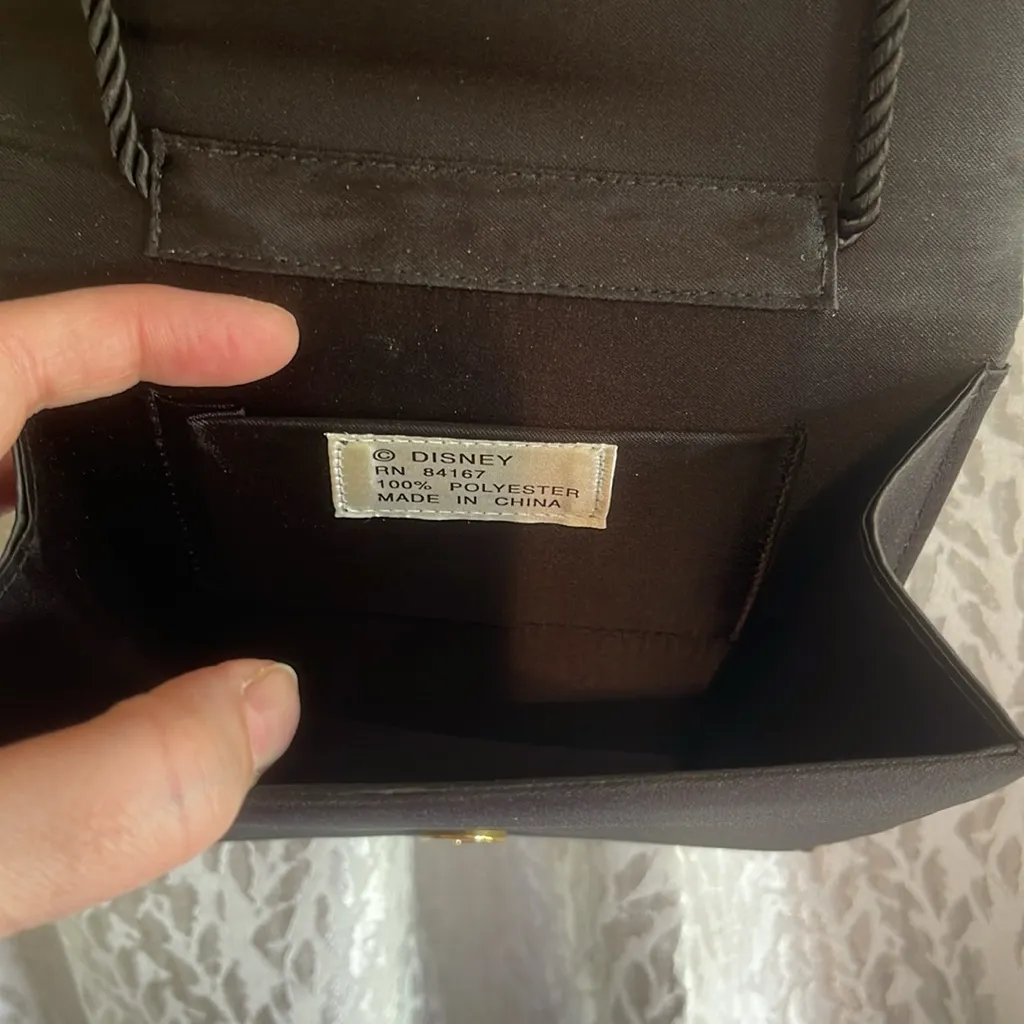 Disney Mickey Mouse Sequin Bag VNTG Black - Image 5
