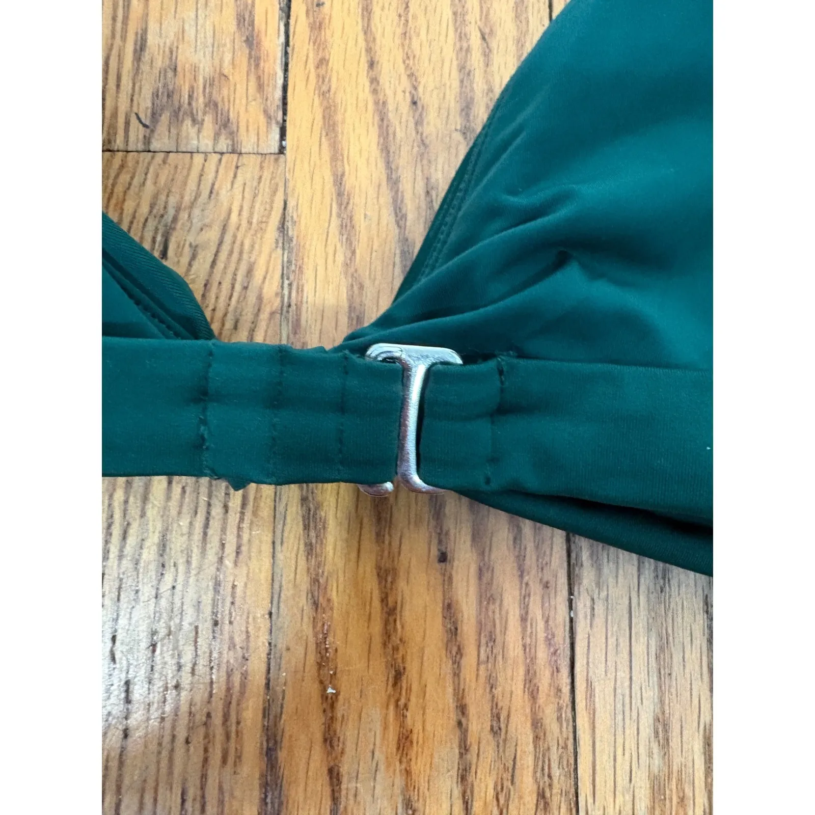 Andie Santorini Bikini Top Cascade Green Size L NWT - Image 4