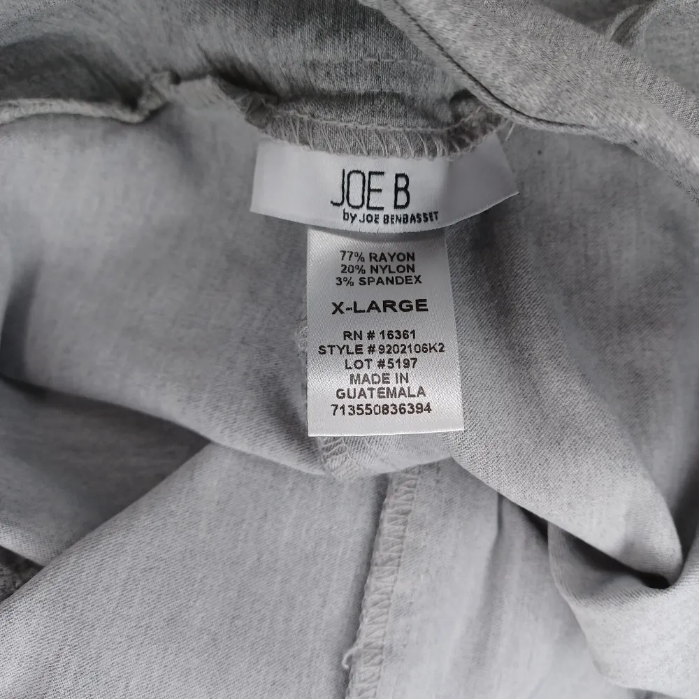 Joe B  Gray Cropped Pants with Zipper Pockets - Image 10