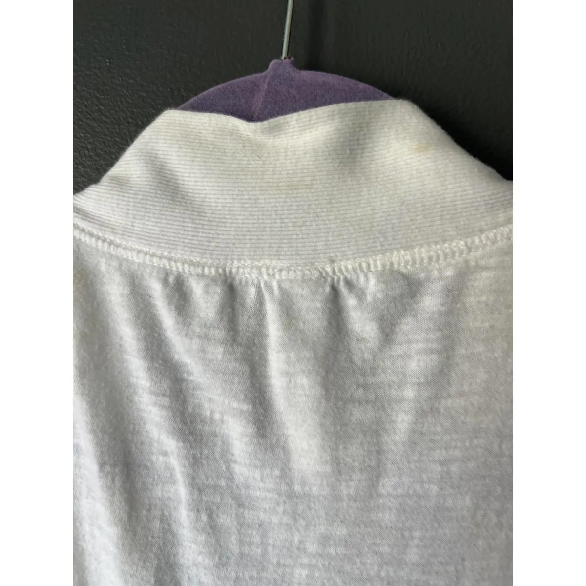 Gillian O'Malley White Lightweight Robe with Tie Belt, Size M Size M - Image 6