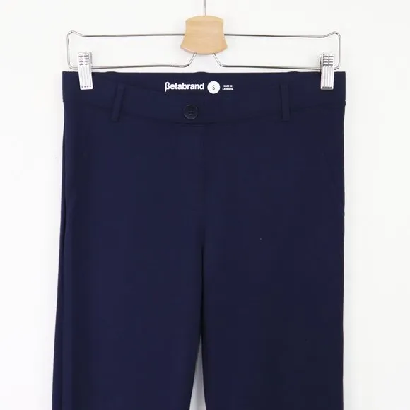 Betabrand Dress Casual Pant Yoga Pants Navy Size Small - Image 5