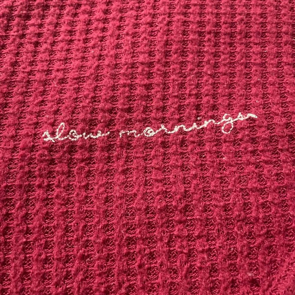 Women's Red Long Sleeve Top - Image 3