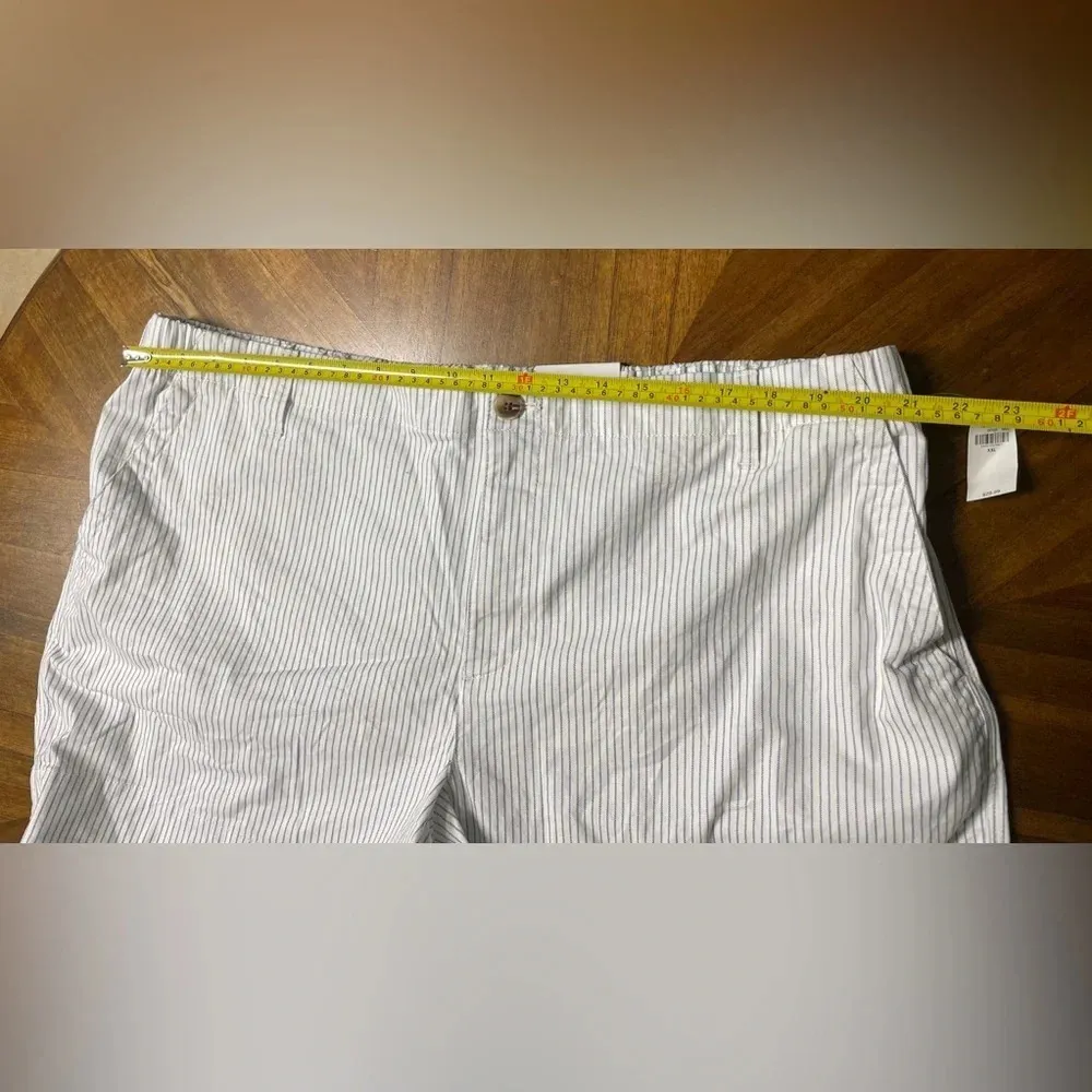 Old Navy NWT Shorts Size XXL Stripes Coastal Preppy Chino 3.5 Inch - Image 7