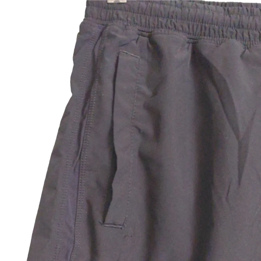 Lululemon Womens Athletic Shorts Black Stretch Elastic Waist Drawstring L - Image 2