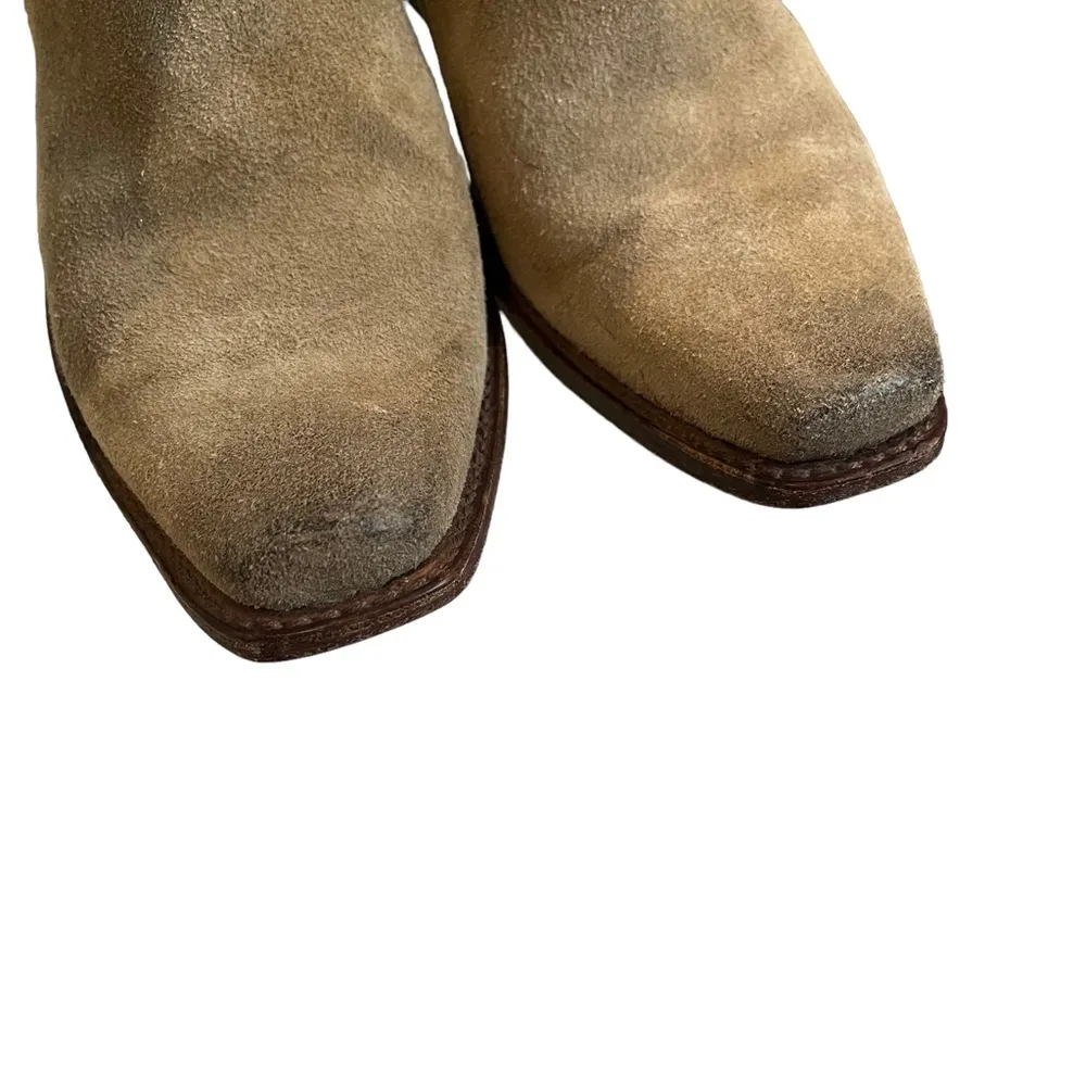 Sendra Suede Snip Toe Western Ankle Boots, Sz 6 - Image 6