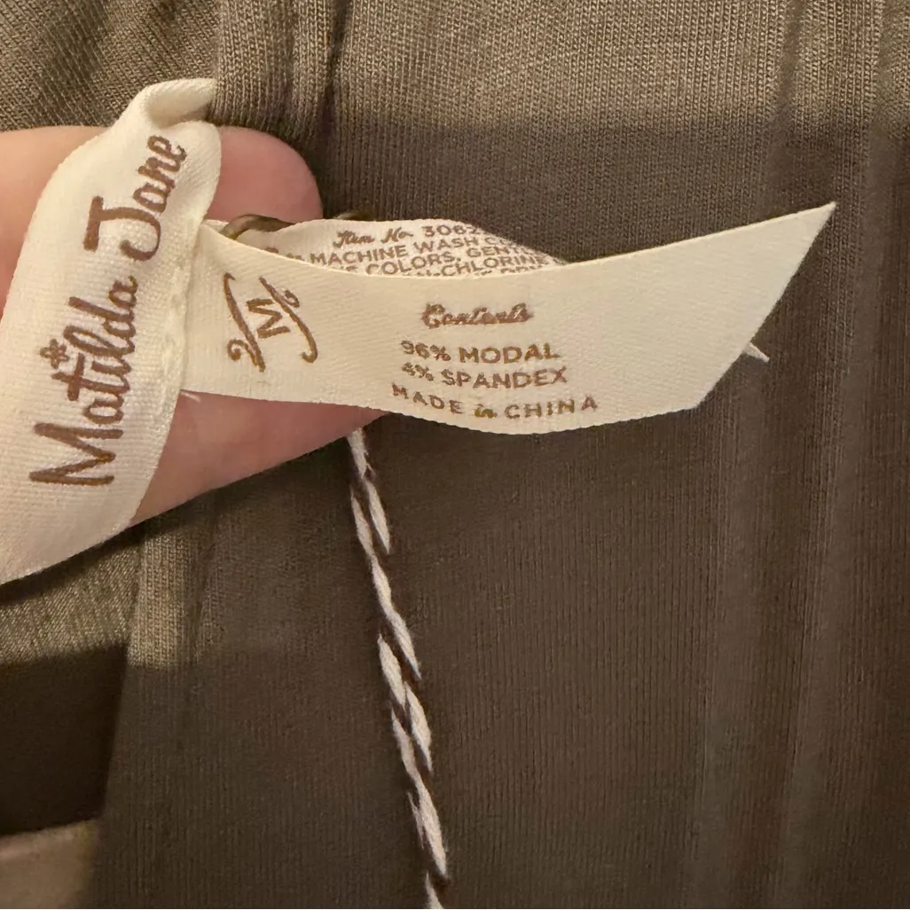 Matilda Jane Sleeveless Olive Green Jumpsuit (Size M) NWT - Image 4