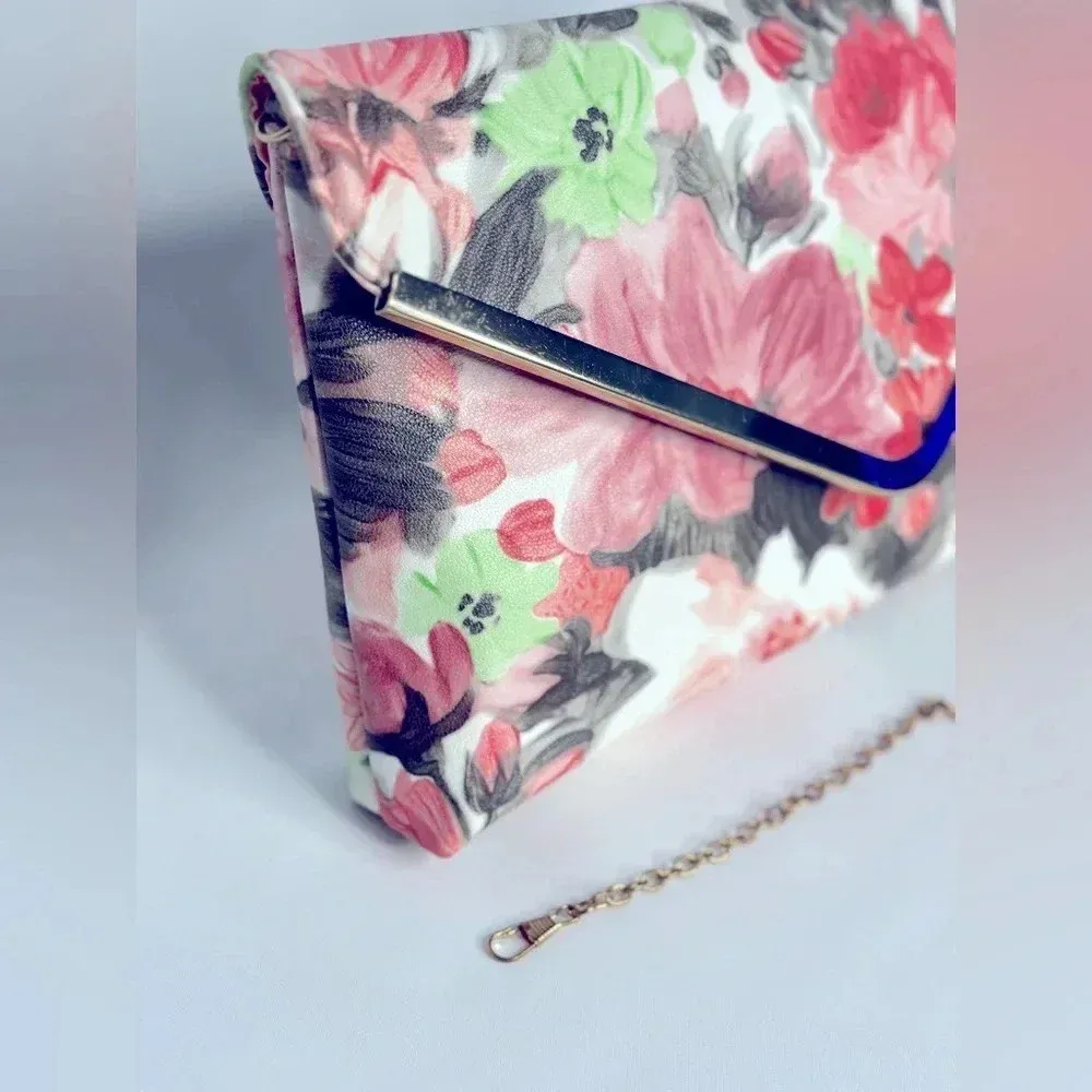 Crossbody Envelope Floral Clutch/Wallet (620) - Image 9