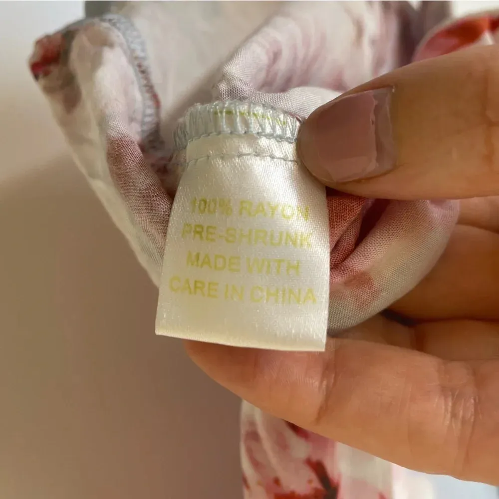 PLUM PRETTY SUGAR Oceane Lulls The Billows Blue Floral Lounge Set Size Small - Image 7