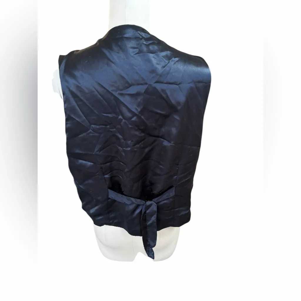 Vintage Modi sequin southwestern vest Blue - Image 3