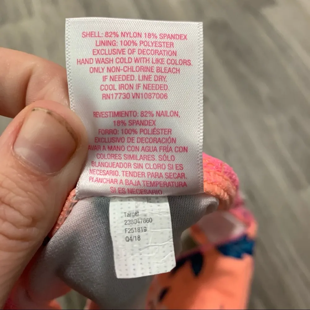 Xhileration Coral Floral Swim Bottom; Small women’s NEW - Image 10