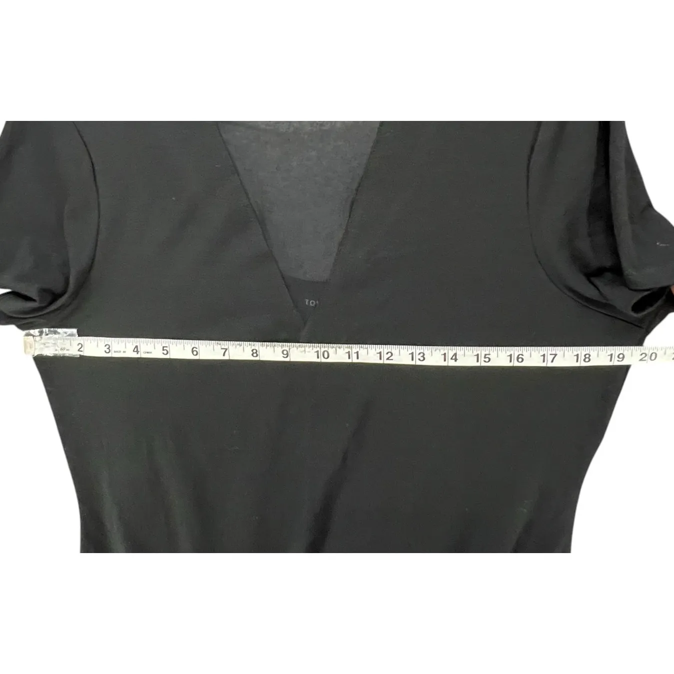 Torrid Bodysuit Womens 1X Black Short Sleeve Mesh Sheer Inset Stretch Modern NEW - Image 5