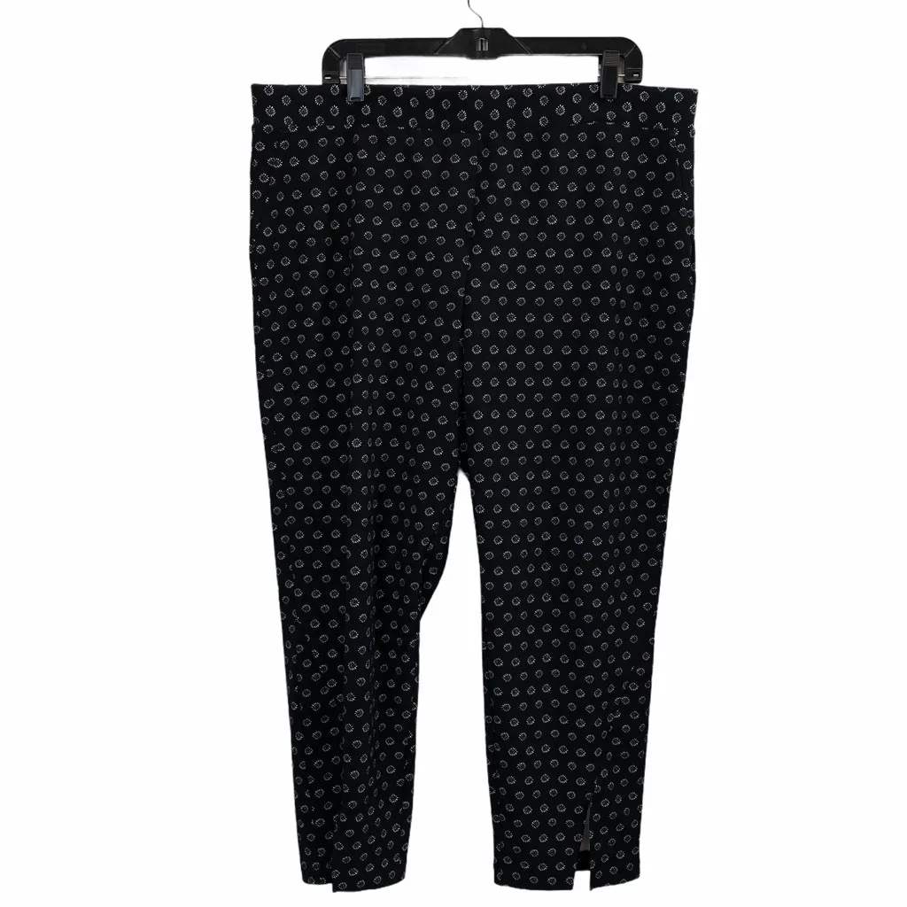 Vince Camuto  XL Front Vent Pull On Crepe Pants - Image 4