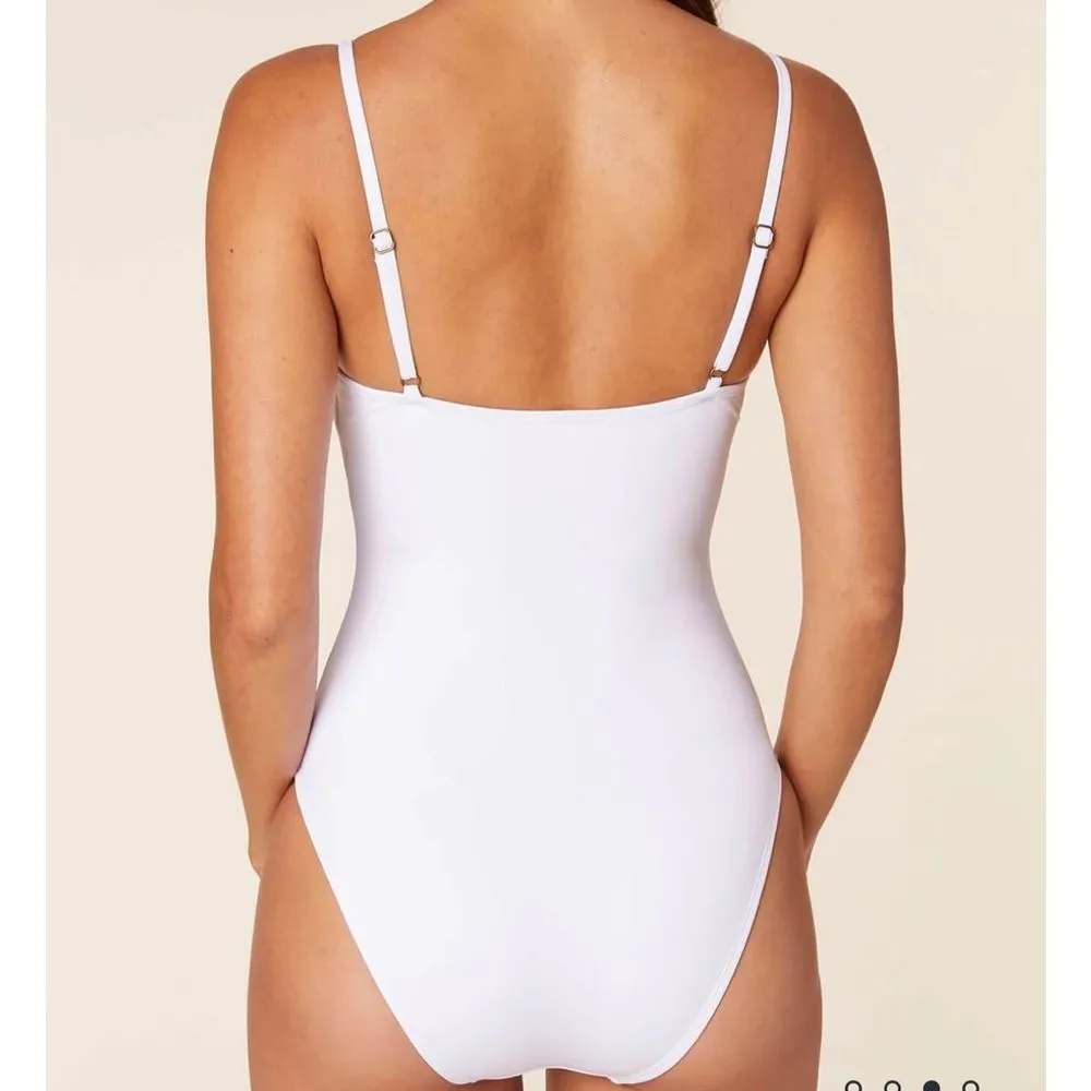 Andie The Amalfi One Piece Swimsuit‎ White Size M NWT minimalist - Image 2