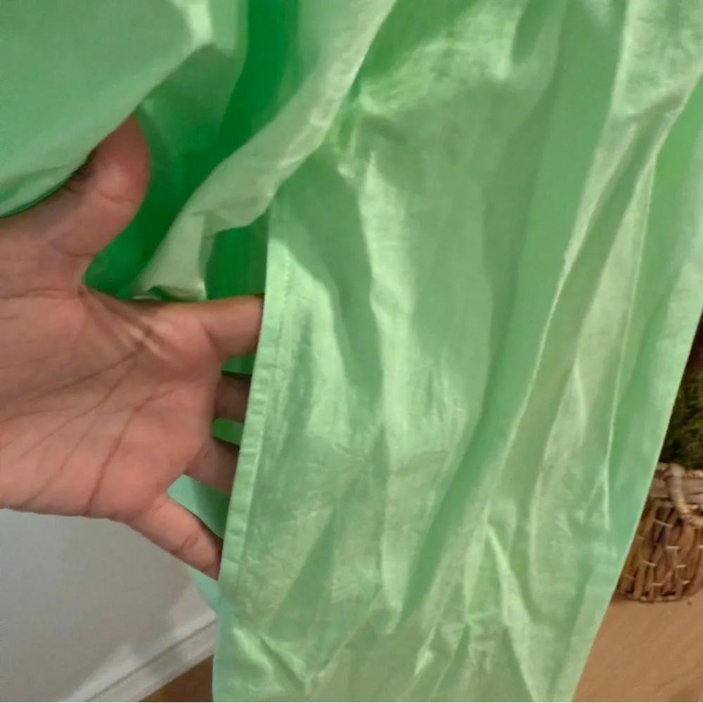 Never A Wallflower || High Neck Dress Mint Poplin Green Size XS - Image 4