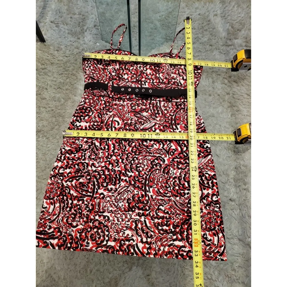 Grass Collection Women's Multicolor Cotton Sweetheart Neck Knee Length Dress 11 - Image 12