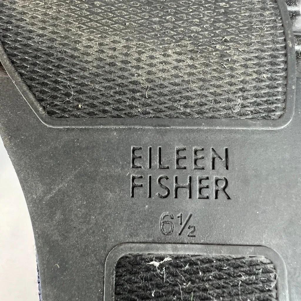 Eileen Fisher Loafers Flats Womens 6.5‎ Navy Novo Knit Stretch Slip On Comfort - Image 9