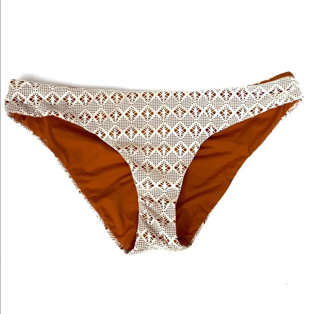 NWT Becca by Rebecca Virtue Hipster Bikini Bottom with Crochet Lace Detail - Image 6