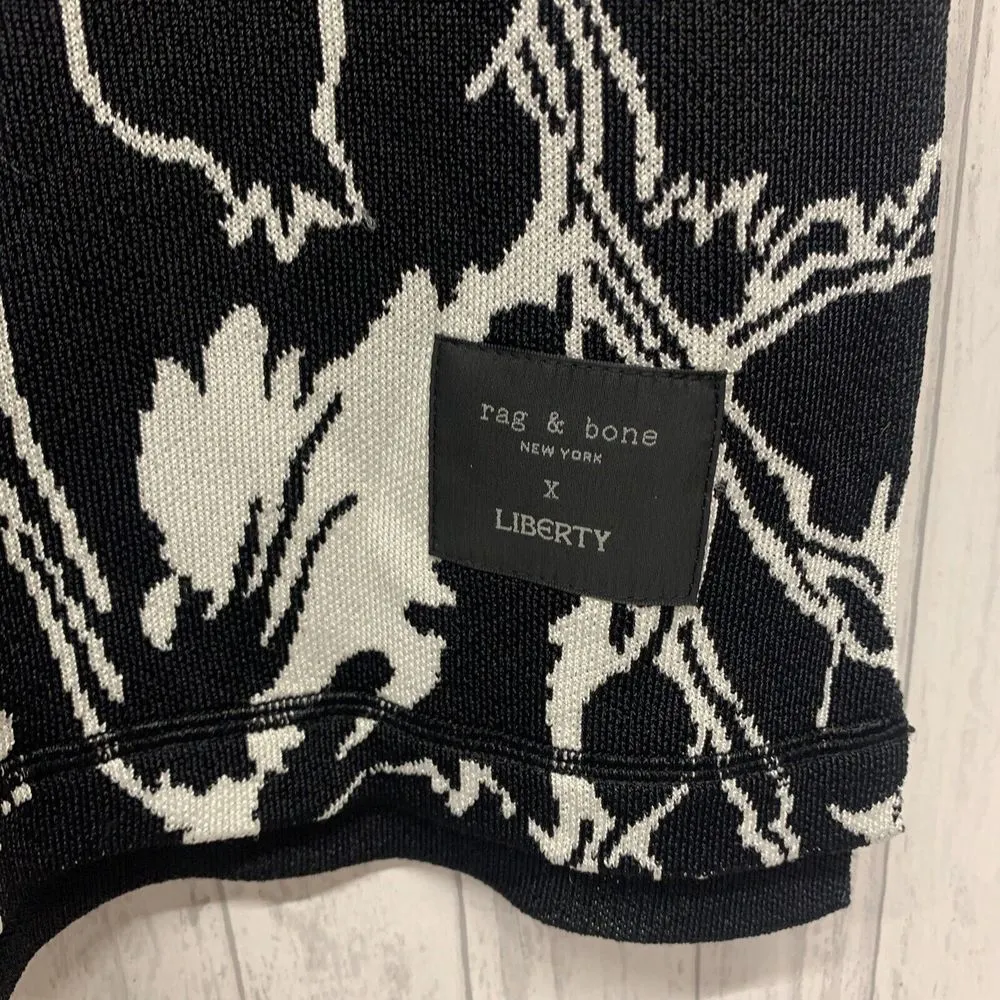 Womens Size M Rag & Bone Floral Knit Dress EUC - Image 3