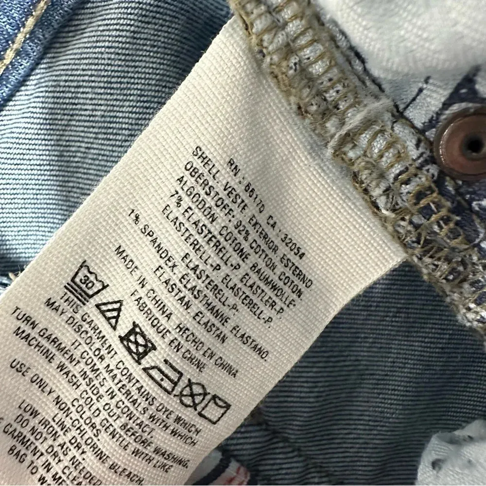 Pilcro and the Letterpress Anthro Mid-Rise Embellished Slim Straight Jeans 28 - Image 13