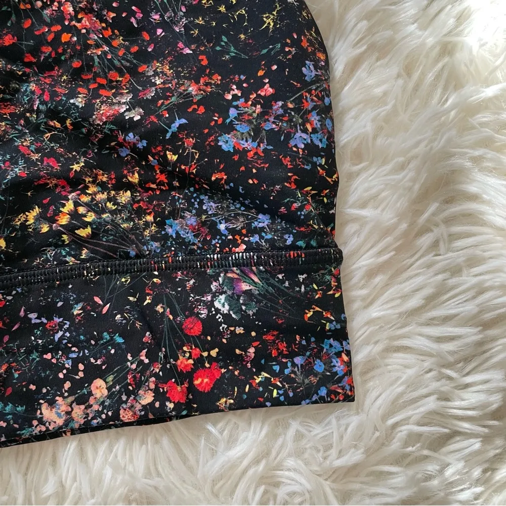 Lululemon long line energy bra in flowerescent lemon ice - Image 2